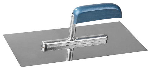 Гладилка прямая 130х280, нержавейка, деревянная ручка, STAYER: фотография 1