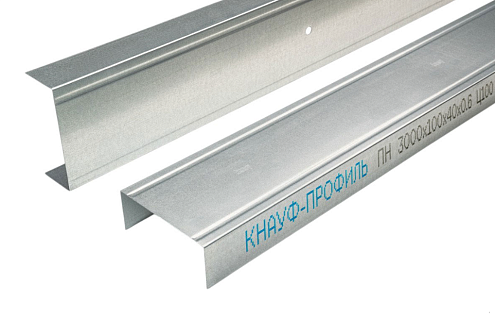 Профиль направляющий Knauf 100x40 ПН L=3м 0,6мм      : фотография 1