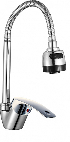 Смеситель для кухни Gota Rocio гибкий излив Европа 587024 d40 587024-ANT: фотография 1