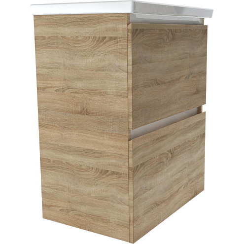 Тумба New Aris 60П 2 ящика Дуб сонома: фотография 1