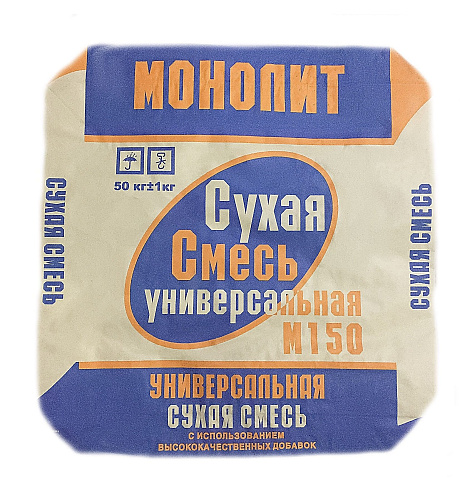 Цементно-песчаная смесь М-150 50кг: фотография 1