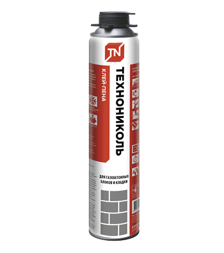 Клей-пена Технониколь для газобетонных блоков и кладки, 1000 мл: фотография 1