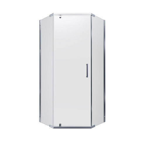 Душевое ограждение "Дека-Хром", 90х90  пятиугольный: фотография 1
