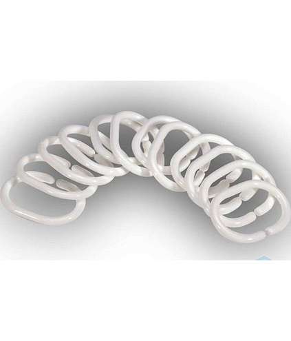 Комплект колец белые упаковка 12шт: фотография 1