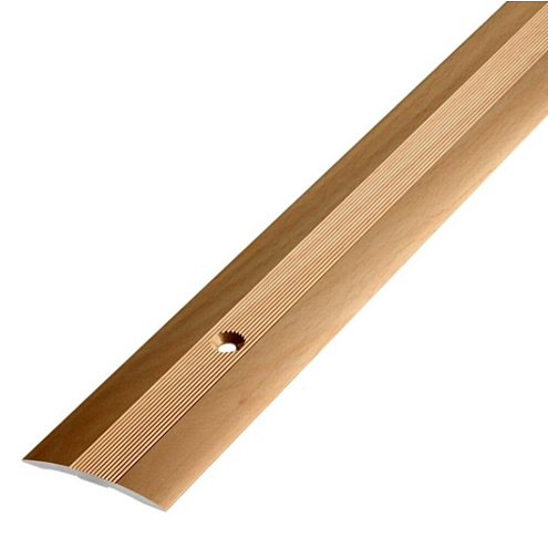 Порог стык 38мм 0,9м бук натуральный: фотография 1