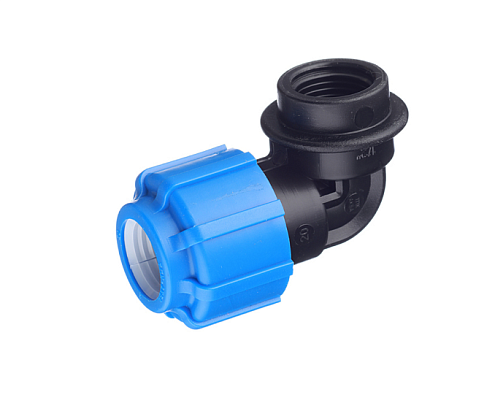 Отвод ПЭ 20х1/2" внутренняя резьба  обжимная ТПК-Аква: фотография 1