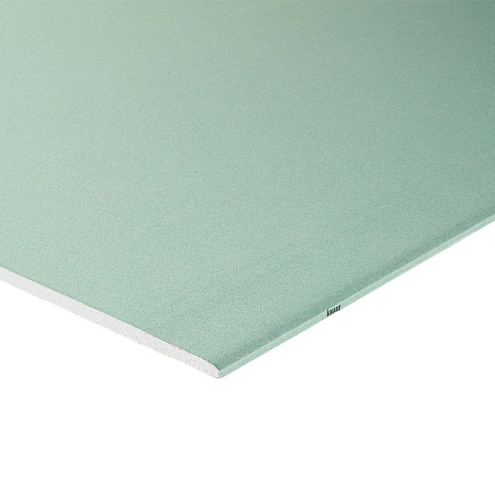 Гипсокартонный Кнауф-лист влагостойкий  2500х1200х12,5мм : фотография 1