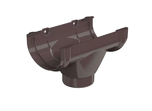 Воронка желоба Технониколь Оптима 120/80, темно-коричневый: фотография 1