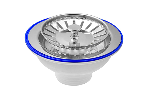 Выпуск 3 1/2" (112 мм) с нержавеющей сеткой E150P Unicorn: фотография 1