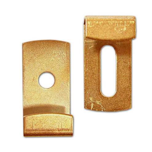 Крепление для зеркала желтый цинк "Element" набор: фотография 1