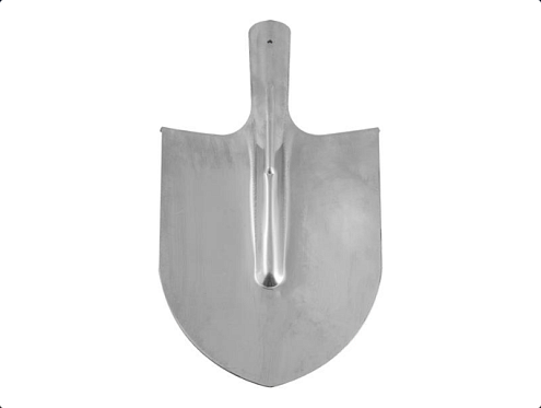Лопатка копальная, остроконечная, нержавейка 1,5мм, без черенка: фотография 1