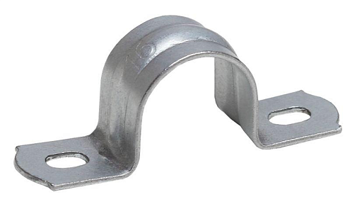 Скоба металлическая двухлапковая d 16-17мм уп.100шт ЭРА Б0036426: фотография 1