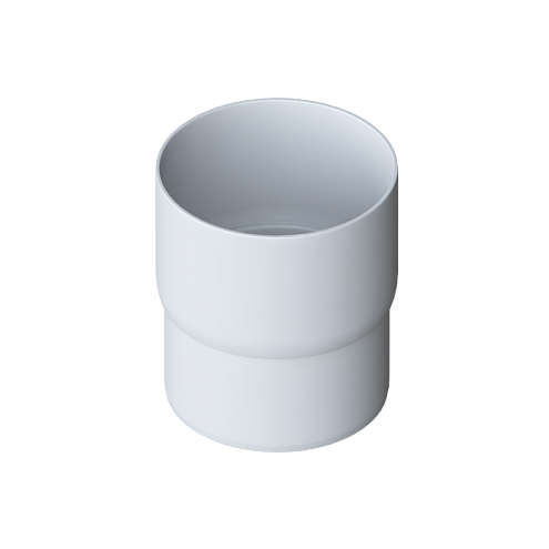 Муфта Трубы ПВХ, Белый, АльтаПрофиль: фотография 1
