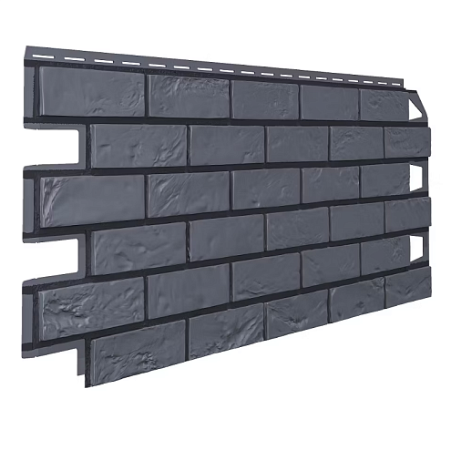 Фасадные панели Технониколь Оптима, Кирпич, серый : фотография 1