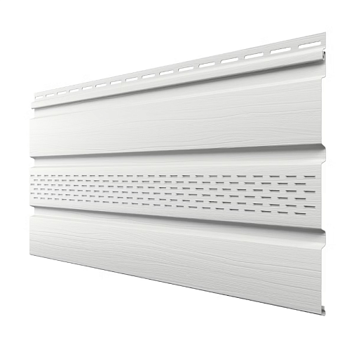 Софит Технониколь Оптима частично перфорированный, Жасмин, 300х3000мм, 0,9м²: фотография 1