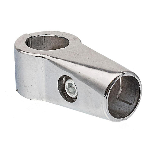 Соединитель 2-х труб Т-образно усиленный хром "Element": фотография 1