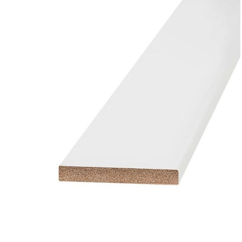 Наличник ОЛОВИ МДФ 2200x70x10 мм Белый ламинированный: фотография 1