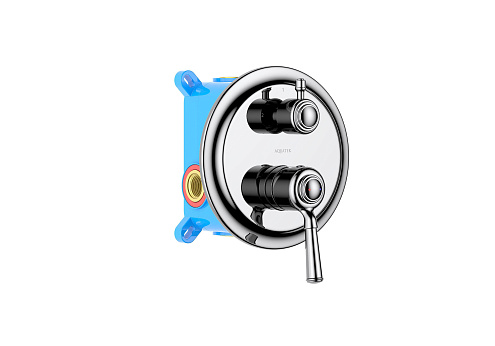 Смеситель для ванны 2 режима, (внешняя и скрытая часть) Aquatek AQ1546CR Классик: фотография 1