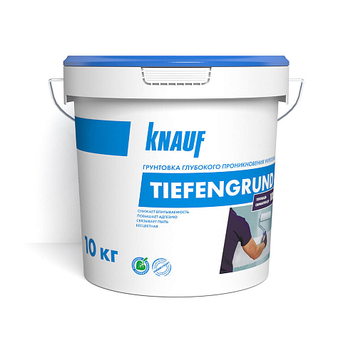 Грунтовка КНАУФ-ТИФЕНГРУНД, укрепляющая глубокого проникновения, 10кг  : фотография 1