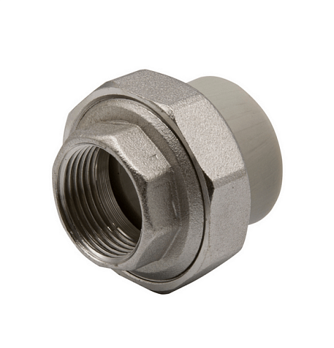 Муфта комбинированная разъемная, внутренняя резьба 25х3/4'' EVER plast   : фотография 1