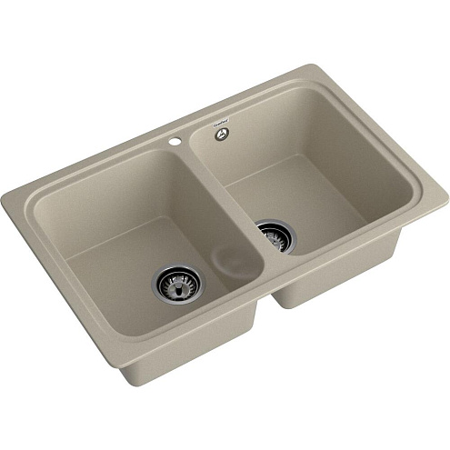 Мойка GRANFEST GF-S780K 2 чаши 780х500 мм топаз: фотография 1