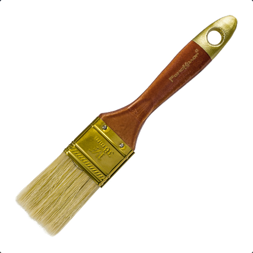 Кисть "ПРОФИ",  38мм, натуральная щетина, для всех ЛКМ, РемоКолор: фотография 1