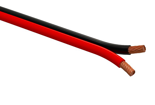 Кабель акустический 2х1,5мм² красно-черный 100м (м) ЭРА Б0048267: фотография 1