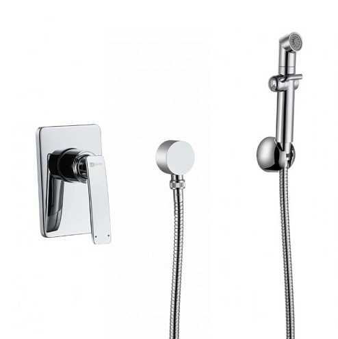 Смеситель Lemark "Белларио" LM6819C с гигиеническим душем встраиваемый хром: фотография 1