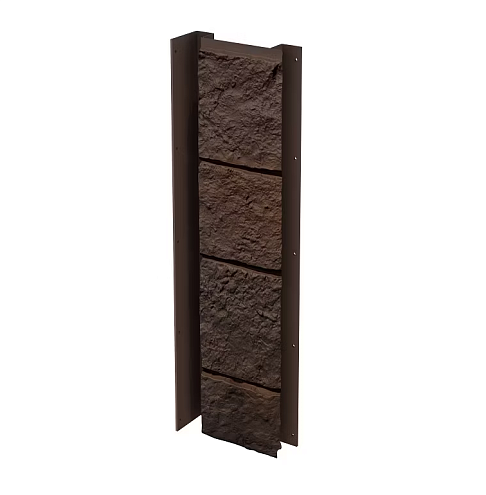 Планка универсальная Технониколь Песчаник, темно-коричневый: фотография 1