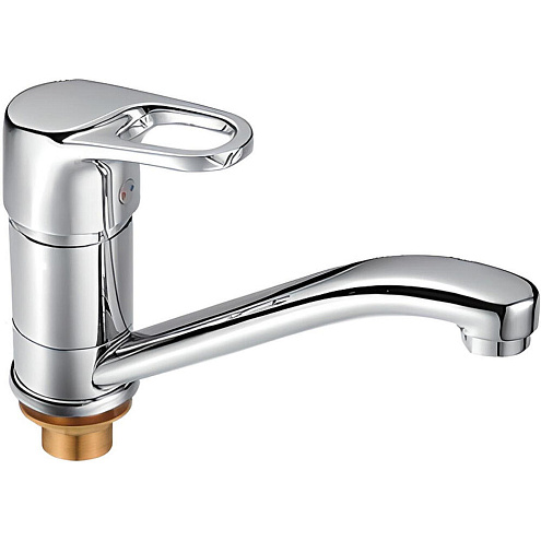 Смеситель для умывальника 40к F4550-2 FRAP c отв гайка: фотография 1