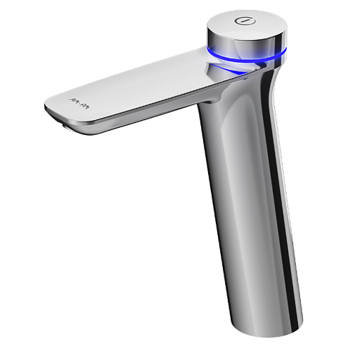 F50A93400 Inspire V2.0, TouchReel электронный высокий см-ль с д/к, излив 160 мм, хром: фотография 1