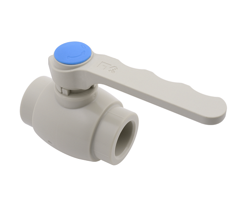 Кран пластиковый шаровой с ручкой 50 FV-plast: фотография 1