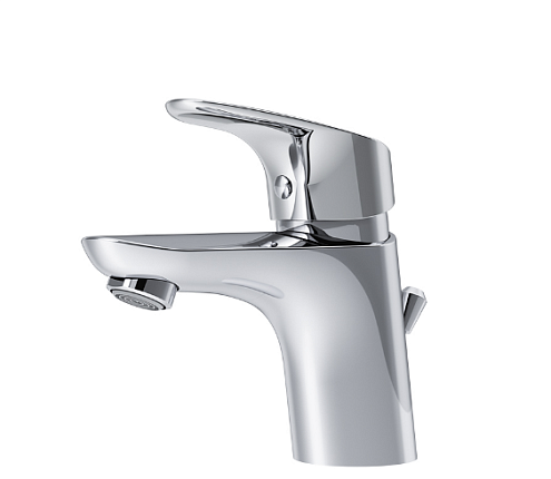 F8082116 Like смеситель для умывальника  с донным клапаном, излив 105 мм, хром, шт: фотография 1