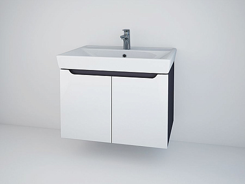 Тумба Элиза 70 арт.102 серая: фотография 1