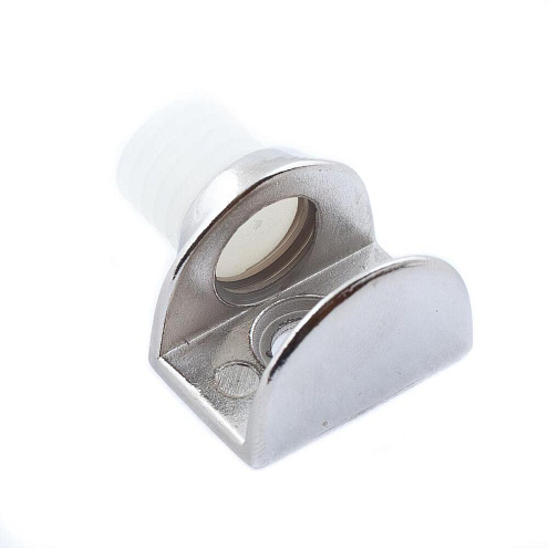 Стеклодержатель П-образный на шурупе никелированный, 2шт "Element": фотография 1