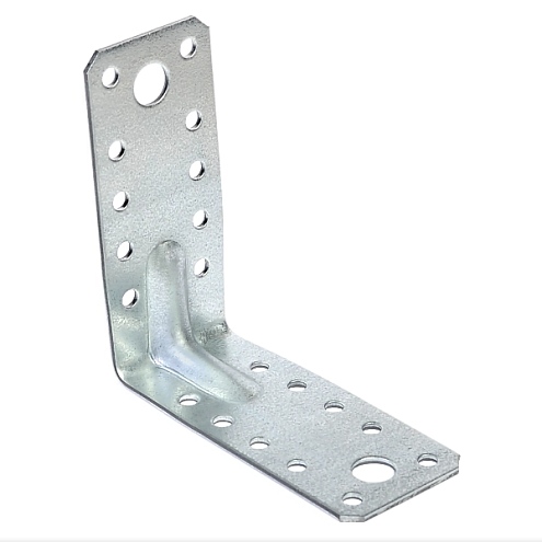 Уголок крепежный усиленный цинк  90х90х40х1,5мм: фотография 1