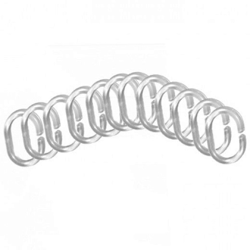 Комплект колец прозрачные упаковка 12шт	: фотография 1