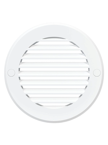 Вентиляционная решетка 10РК D100 фланец, наклонные жалюзи ERA: фотография 1