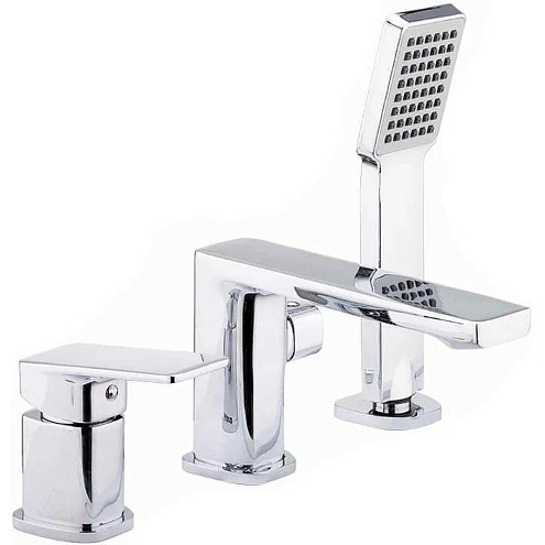 Смеситель для акриловой ванны 35к F1146 FRAP (3 отв.) б/отв.: фотография 1