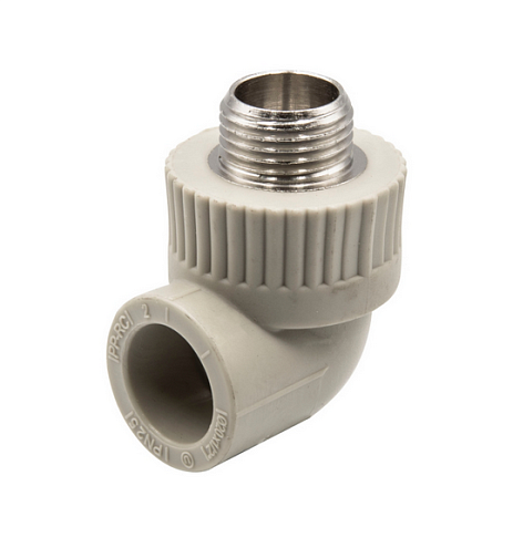 Уголок комбинированный наружная резьба 20х1/2'' EVER plast   : фотография 1