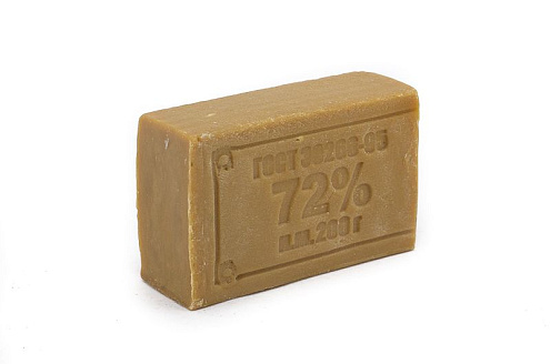 Мыло хозяйственное 72% 200г в упаковке: фотография 1