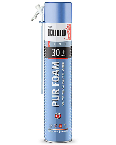 Пена монтажная KUDO HOME 30+ бытовая всесезонная: фотография 1