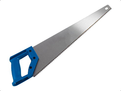 Ножовка по дереву "Optima", 500мм., пластиковая ручка, 7-8TPI, 55HRC, РемоКолор: фотография 1