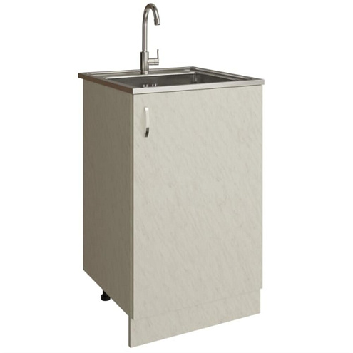 Тумба 50 ЛДСП белый мрамор: фотография 1