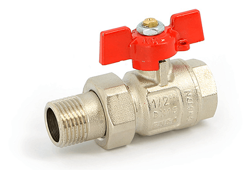 Кран шаровой американка 1/2" бабочка ВН Uni-Fitt : фотография 1