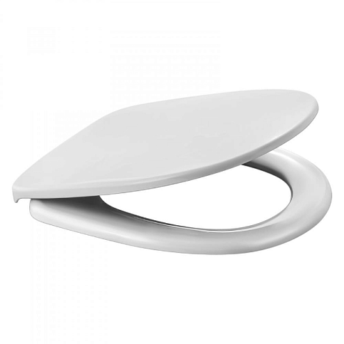 Сиденье для унитаза BERGES UNO PS полипропилен, микролифт для унитазов Акцент, Эко, Хит, Комфорт, Алькор, Бореаль: фотография 1