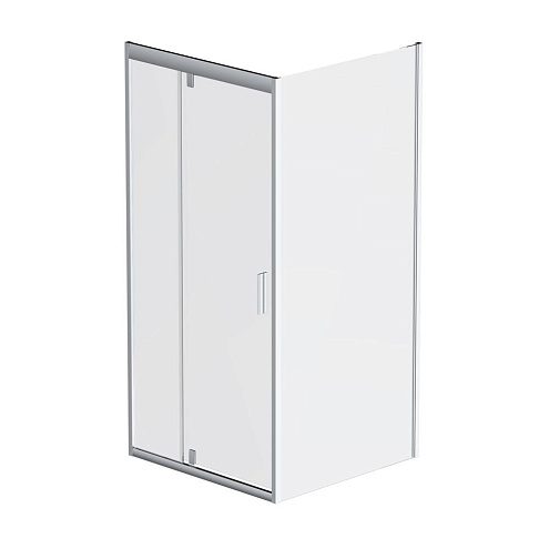 Душевое ограждение без поддона 90x90 AM.PM Gem W90G-404-090MT профиль хром: фотография 1