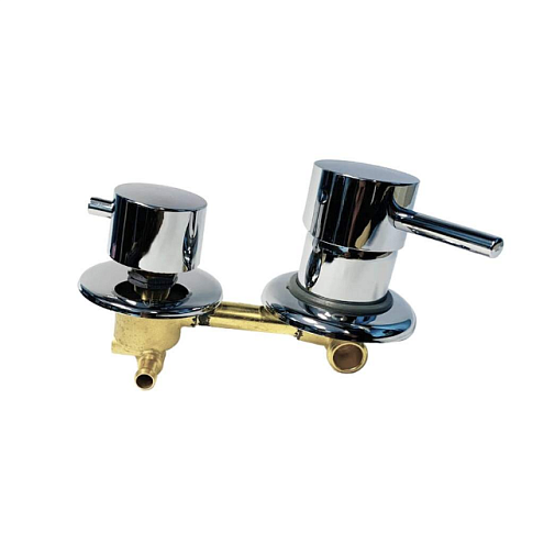 Смеситель для душевой кабины DC 6215 (под хомут) 100 мм х 2 режима: фотография 1