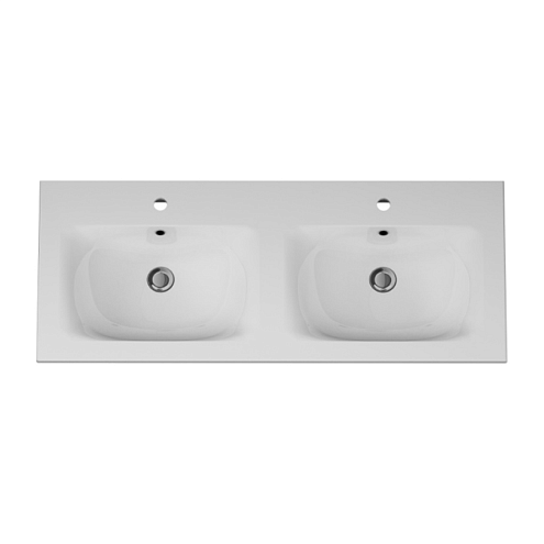 Раковина мебельная 120 AM.PM Spirit 2.0 M70AWCD1202WG белая встраиваемая: фотография 1