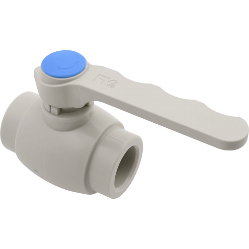 Кран пластиковый шаровой с ручкой 40 FV-plast: фотография 1